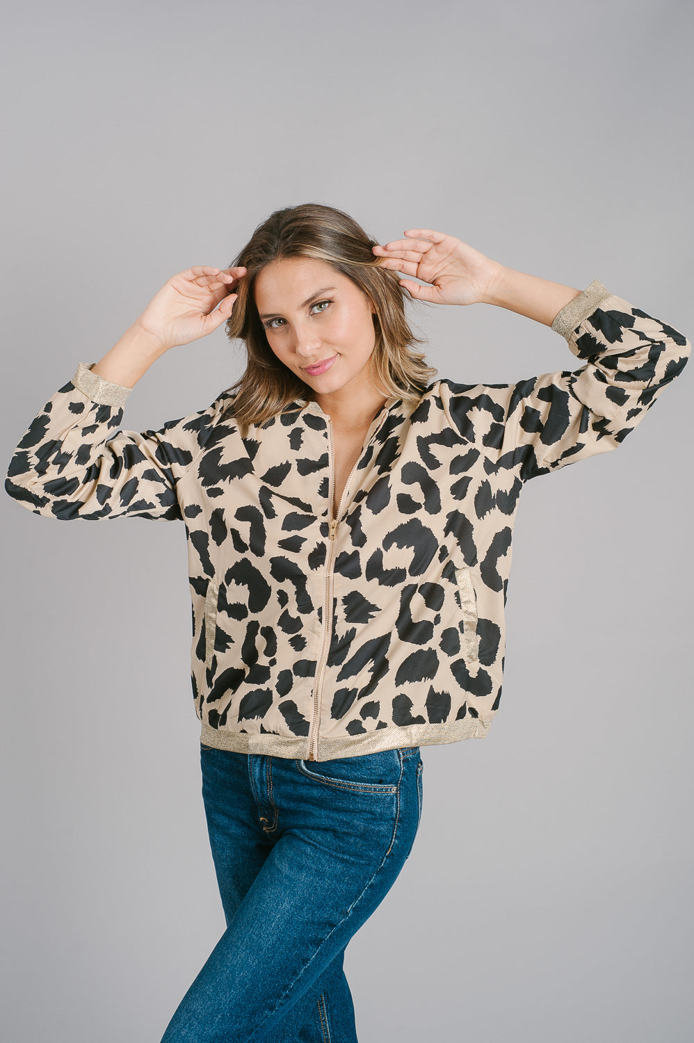 Chaqueta Bomber Animal